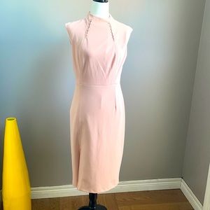 Midi Length Slit Dress